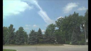 Chemtrails over Michigan 7-19-11