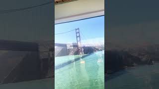 When you’re sailing under the Golden Gate Bridge. #sanfrancisco #goldengatebridge #carnivalLegend