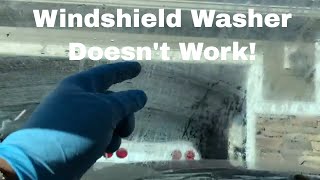 Windshield Washer Fix - F150 hose, nozzle and connector replacement