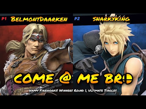 Happy Fireworks! Winners Round 1 - Daarken (Simon) vs snarkyking (Ganondorf/Cloud) Ultimate Singles