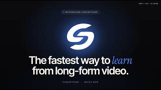 ConceptSeek - Every idea leaves a trail. Follow it.