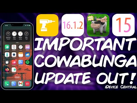 iOS 15.0 - 16.1.2 JAILBREAK News: IMPORTANT Cowabunga UPDATE! GET IT RIGHT NOW! Fixes BOOTLOOP