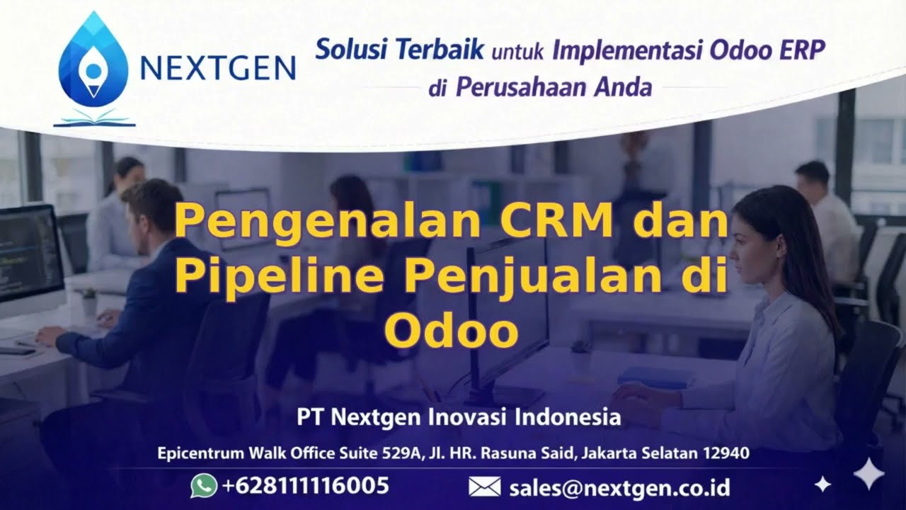 01 - Pengenalan CRM dan Pipeline di Odoo