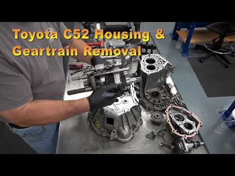 Toyota Manual Transaxle (4) Housing and gear train removal