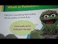 Fight Pollution Big Bird Sesame Street Book