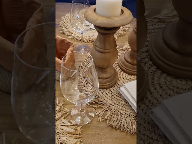 Vídeo relacionado con ootb Artículos de Decoración/Plato Cuadrado de Madera Natural con Portavelas, Velas y Piedras Decorativas