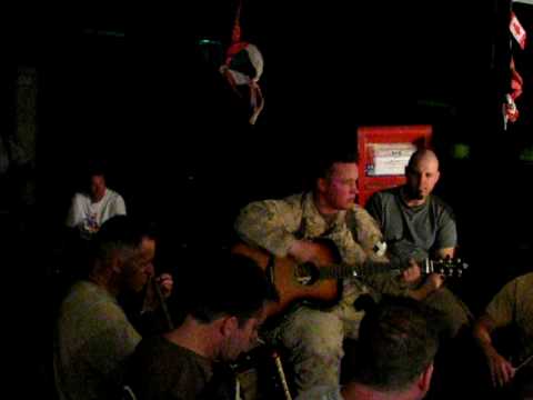 George Canyon jams with troops in Afghanistan