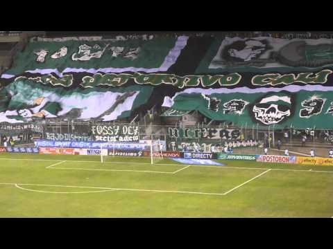 "Salida Del Deportivo Cali Vs Chico Fc / 2 De Agosto 2013" Barra: Frente Radical Verdiblanco &bull; Club: Deportivo Cali