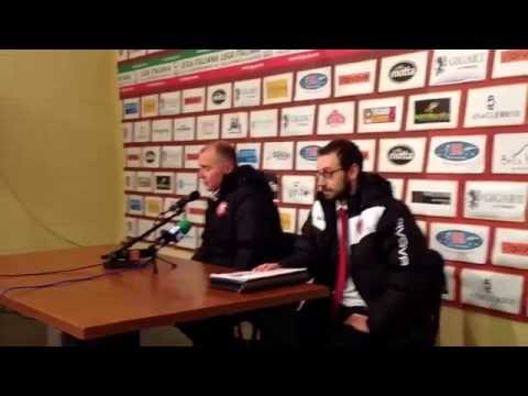 Salernitana - Matera 0-1, intervista post gara a Menichini
