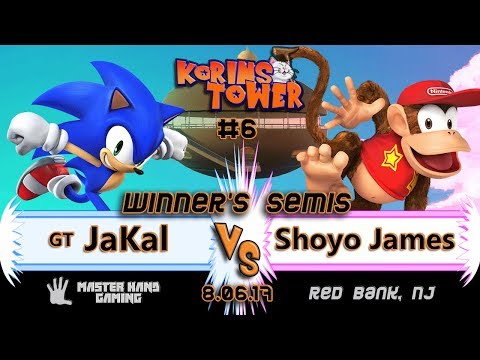 Korin's Tower 6 - GT | JaKal (Sonic) vs.  Shoyo James (Diddy Kong) - Winner's Semifinals