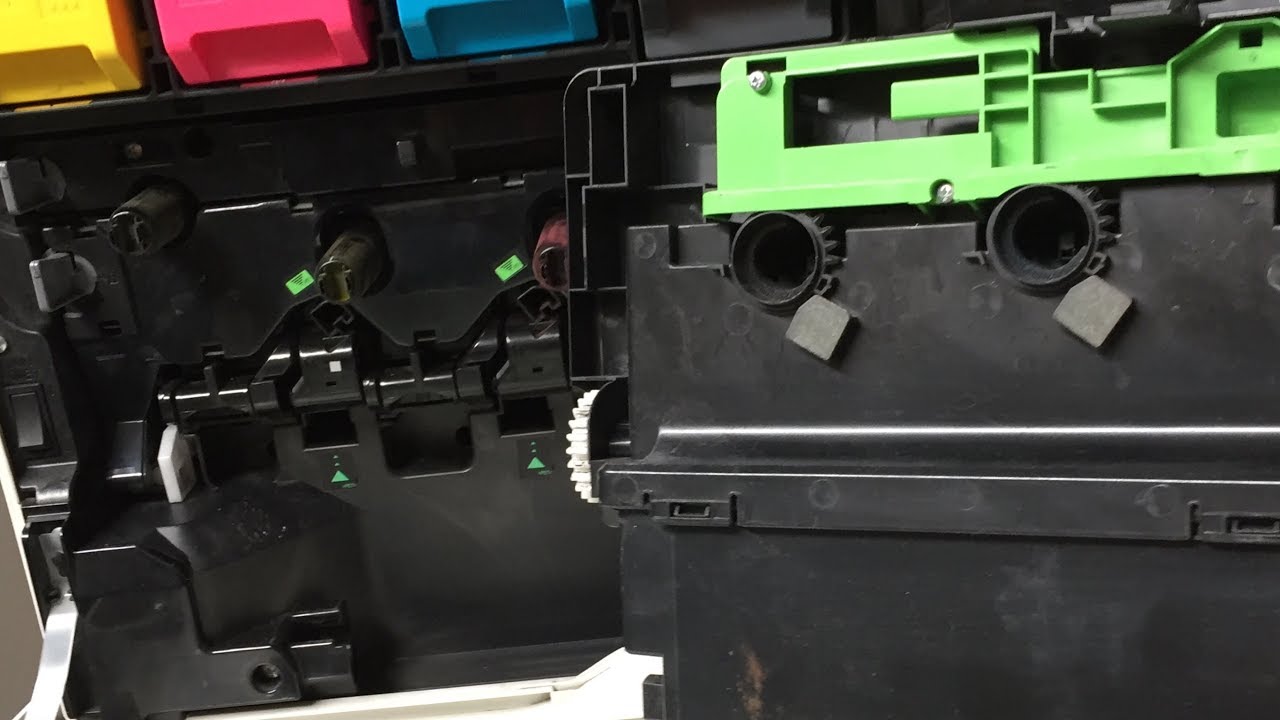 How to Replacing the used waste Toner Collection Container in SHARP MX-2614N/MX-3114N