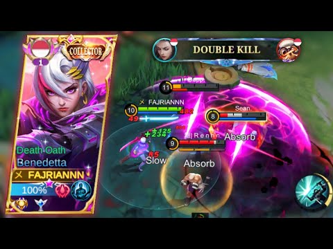 TOP GLOBAL BENEDETTA | BENEDETTA OFFLANE ROTATION | BENEDETTA GAMEPLAY MOBILE LEGENDS