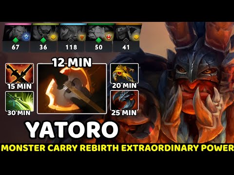 YATORO [Troll Warlord] The Rebirth Of The Beast Extraordinary Carry 12 Min Battle Fury Dota2