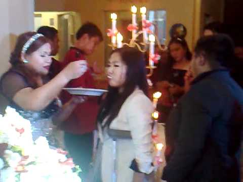 Charice eating Cake-MommyRaqz 40th Bday!