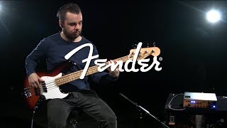 Video thumbnail for Fender Player Jazz Bass MN, 3-Tone Sunburst | Gear4music demo by Gear4music Guitars