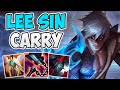 AMAZING LEE SIN SOLO CARRY IN CHALLENGER! | LEE SIN JUNGLE GAMEPLAY | Patch 12.2 S12
