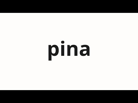 How to pronounce pina | 피나 (Pina in Korean)