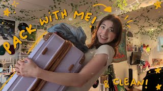 PACK & PREP | pack and clean with me!