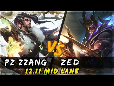 Pz Zzang - Yasuo vs Zed MID Patch 12.11 - Yasuo Gameplay