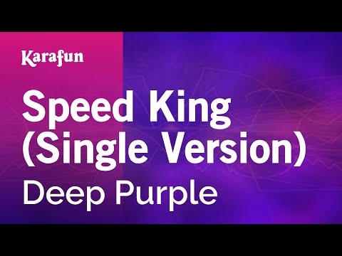 Speed King (Single Version) - Deep Purple | Karaoke Version | KaraFun