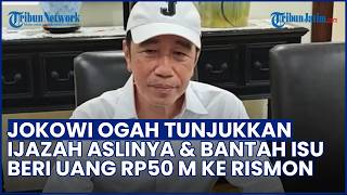 Jokowi Tegas Ogah Tunjukkan Ijazah Aslinya, Bantah Isu Beri Uang ke Rismon Rp50 M