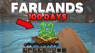 I Survived 100 Days in THE FARLANDS in Hardcore Minecraft... Minecraft 100 Days