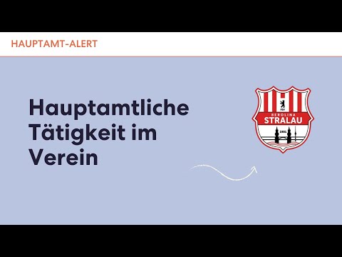 🚀 Hauptamt beim FSV Berolina Stralau – Traumjob für Robert! ❤️🎉