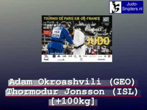 Judo Paris 2006: Okroashvili (GEO) - Jonsson (ISL) [+100kg].