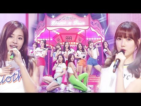 "Special Stage" GFRIEND & TWICE - Gee @ popular song Inkigayo 20160313