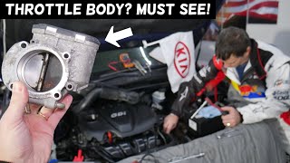 KIA OPTIMA THROTTLE BODY REMOVAL REPLACEMENT