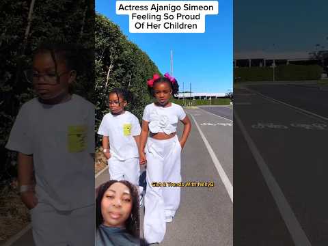 Actress Ajanigo Simeon Feeling So Proud Of Her Children Extraordinary Nunu And King 👑 Koko ❤️🌹🥰✨👇