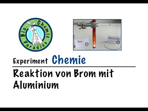 Experiment Chemie – Reaktion von Brom mit Aluminium – Salzbildung