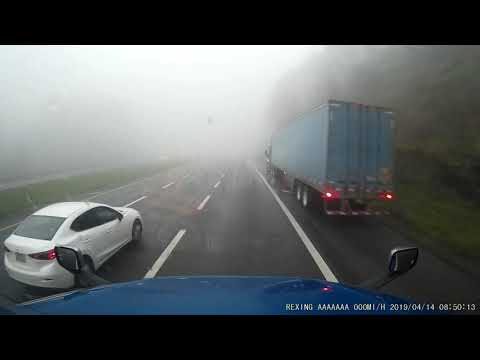 A foggy morning in Fancy Gap,  VA