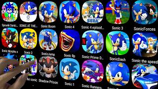Sonic Forces,Shin Sonic Taper! Sonic Racing,Sonic Rumble,Sonic Dash,Sonic Boom,Sonic At The Olympic