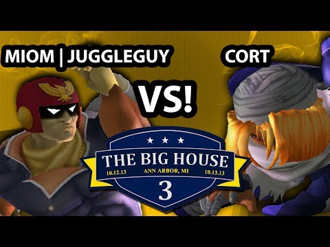 The Big House 3 - Cort (Sheik, Peach) Vs. Juggleguy (Captain Falcon) - Pools Round 1 - SSBM