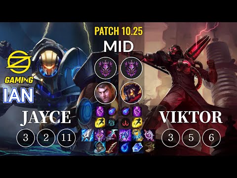OZ Ian Jayce vs Viktor Mid - KR Patch 10.25