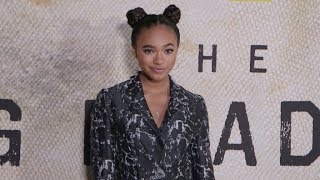 Chandler Kinney and Karina Ortiz at The Long Road Home Premiere video