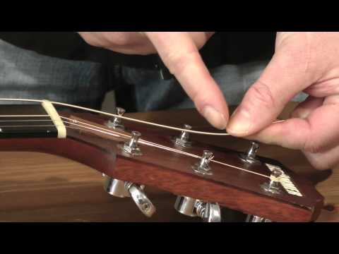 Guitar: Changing strings (Western guitar)