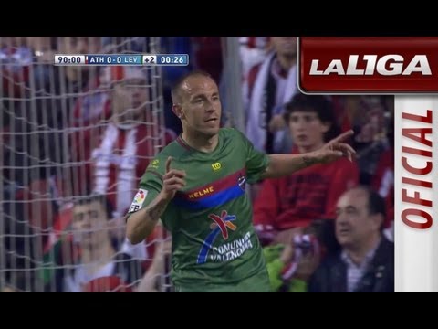 Gol de Juanlu (0-1) en el Athletic Club - Levante UD - HD