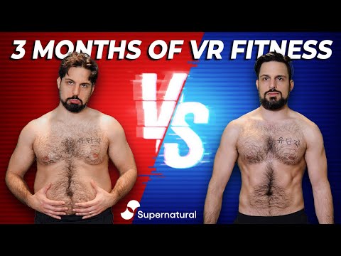 I lost 20 pounds with VR Fitness  - My Supernatural VR weigh loss transformation