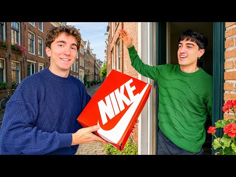 I Visit My Best Friend in His New Country and Give Him a Very Special Shoe