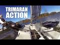 Weta Trimaran At Full Speed