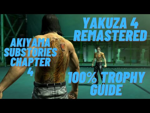 Substories Akiyama Chapter 4 - Yakuza 4 Remastered 100% Trophy Guide