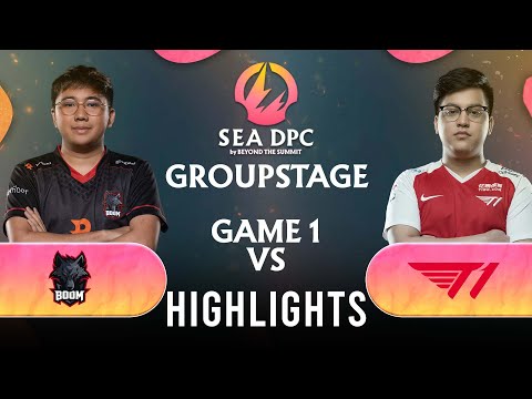 Game 1: Boom Rivalry vs T1 (Yopaj vs Karl | BO3) DPC SEA 2022 Tour 3: Division I & II