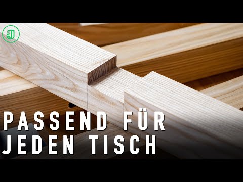 How to build a wooden table frame! | Build your own dining table #2 | Jonas Winkler