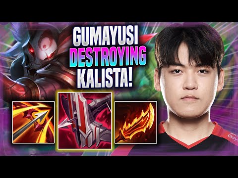 GUMAYUSI DESTROYING WITH KALISTA! - T1 Gumayusi Plays Kalista ADC vs Senna! | Season 2022