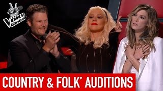 The Voice | Amazing Country & Folk 'Blind Auditions'