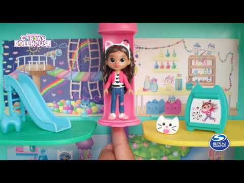 Spin Master Gabby's Dollhouse Lėlių namelis „Kačiukas“ video