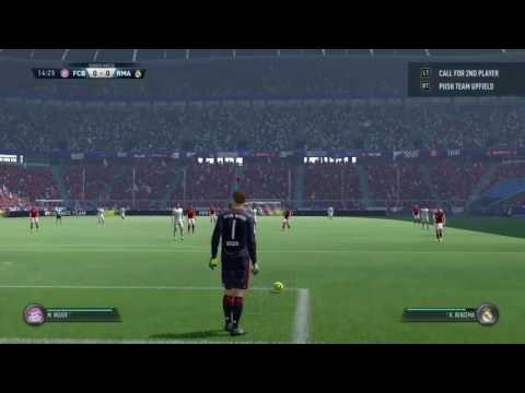 Fifa 17 driven shot and finish