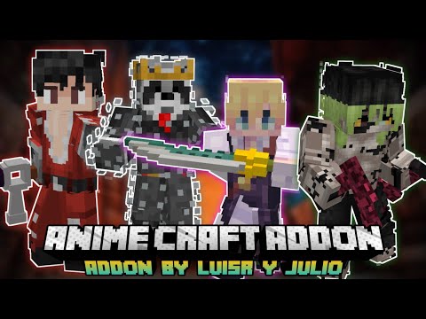 EPIC ANIME CHARACTERS in Minecraft PE!!